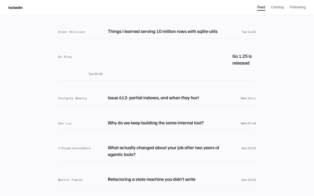 lockedin reading feed, page 3 of 5, twenty posts to a page